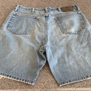 Wrangler Light Blue 5-pocket Denim Western Cowboy Jean Shorts Sz 34